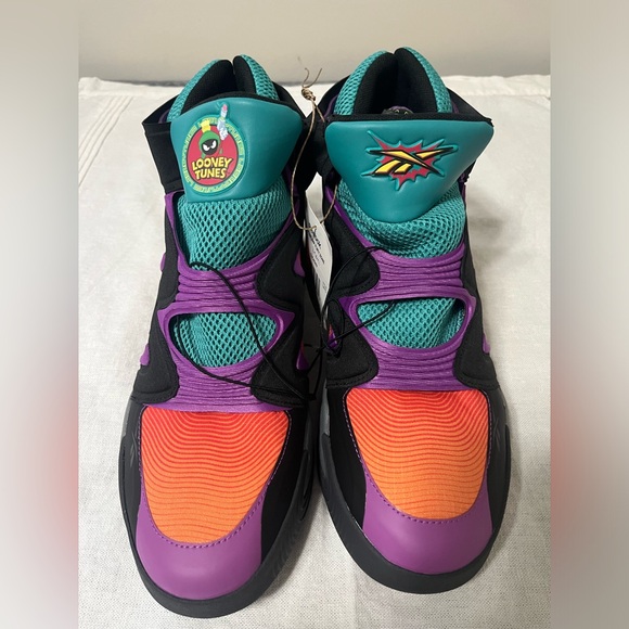 Reebok IPFZ Looney Tunes Black Green Orange Marvin The Martian GZ4947 Size 10.5 - Picture 5 of 8